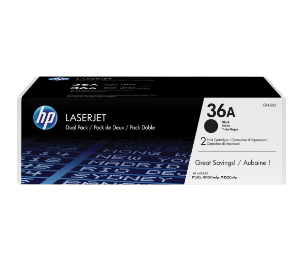 HP HP 36A CB436AD Dual pack 2szt - 483460 - zdjęcie